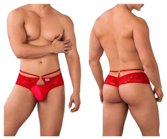 CandyMan 99647 Lace Thongs - SomethingTrendy.com