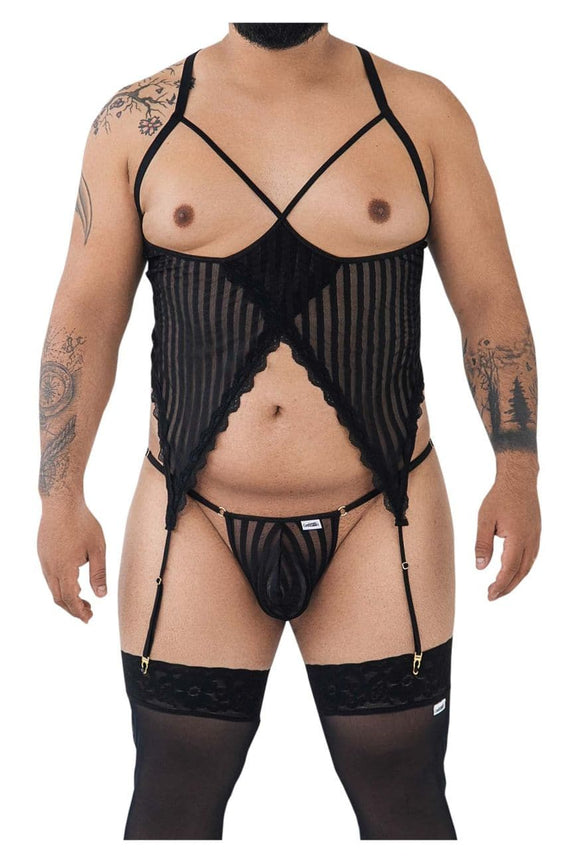 CandyMan 99654 Mesh Two Piece Set - SomethingTrendy.com