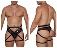 CandyMan 99674 Garter Thongs Two Piece Set