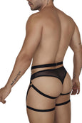 CandyMan 99674 Garter Thongs Two Piece Set