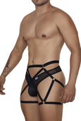 CandyMan 99674 Garter Thongs Two Piece Set