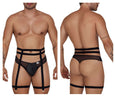 CandyMan 99677 Garter Thongs Two Piece Set