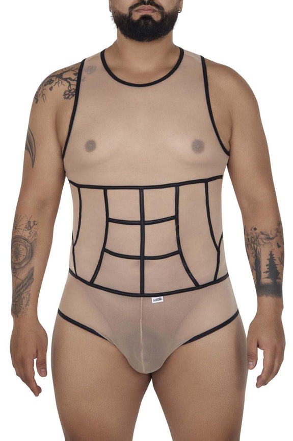 CandyMan 99683X Tulle Bodysuit - SomethingTrendy.com