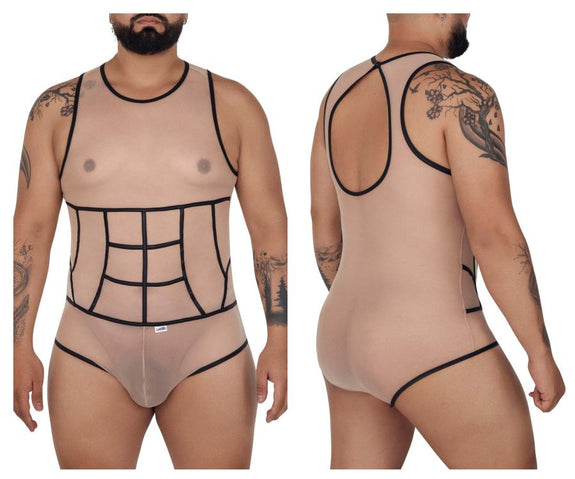 CandyMan 99683X Tulle Bodysuit - SomethingTrendy.com