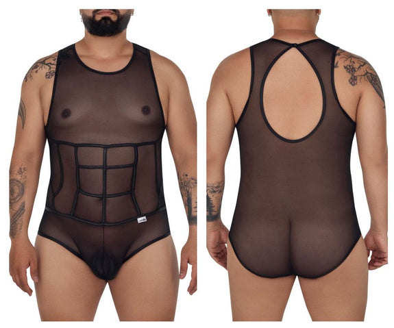 CandyMan 99683X Tulle Bodysuit - SomethingTrendy.com