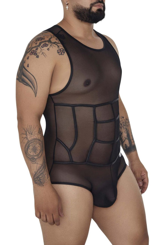CandyMan 99683X Tulle Bodysuit - SomethingTrendy.com