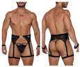 CandyMan 99690 Garter Thongs Two Piece Set