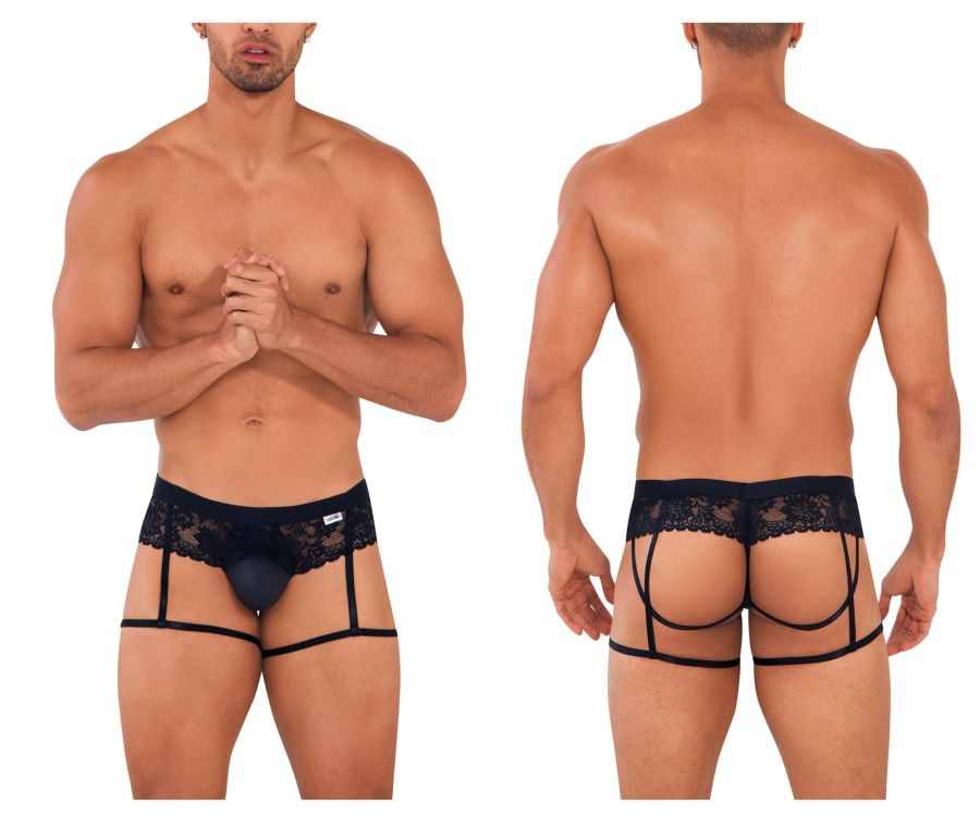 CandyMan 99717 Lace Garther Jockstrap