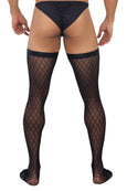 CandyMan 99735 Mesh Thigh Highs