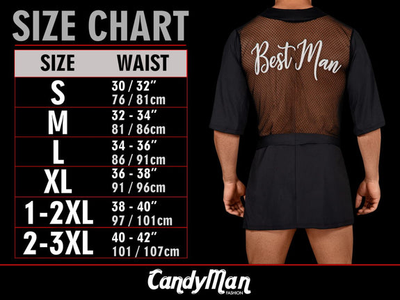 CandyMan 99728X Work-N-Play Bodysuit