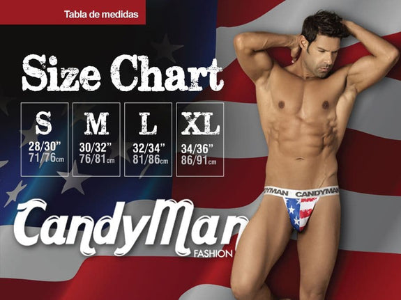 CandyMan 99648 Garter Thongs - SomethingTrendy.com