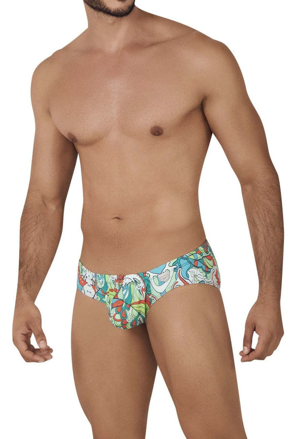 Clever 0543-1 Psychedelic Briefs - SomethingTrendy.com