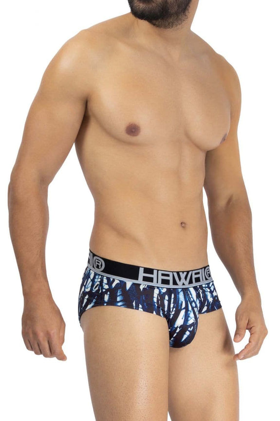 HAWAI 42192 Printed Microfiber Hip Briefs - SomethingTrendy.com