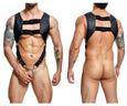 MaleBasics DMBL08 DNGEON Croptop Cockring Harness - SomethingTrendy.com