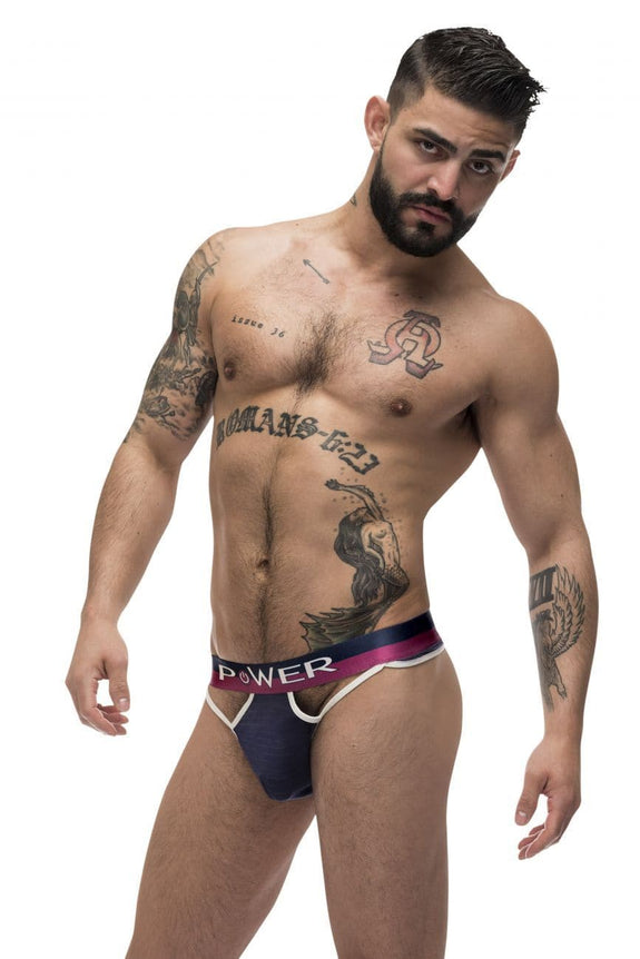 Male Power 237-246 French Terry Cutout Thongs