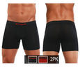 Papi 626185-982 Cool2 2PK Solid Boxer Briefs - SomethingTrendy.com