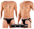 Papi 705910-001 3PK 1X1 Rib Jockstrap