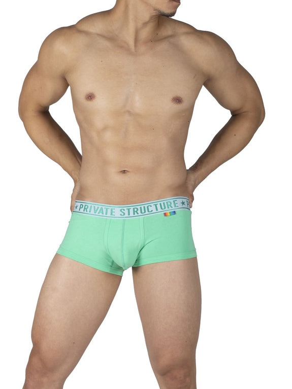 Private Structure EPUT4386 Pride 2PK Mid Waist Trunks