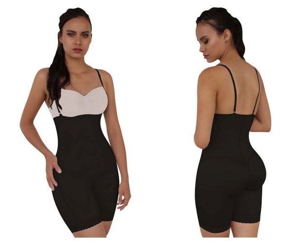 Vedette Jodie Mid-Thigh Full Body Shaper with Front Zipper 180