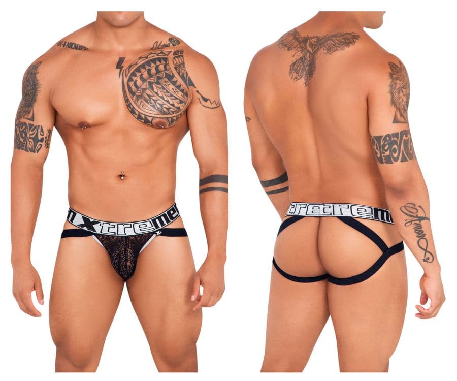 Xtremen 91118 Lace Jockstrap